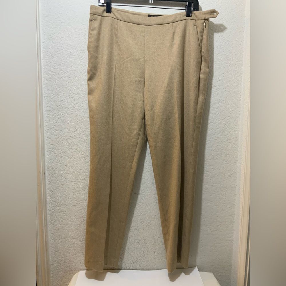 Loro Piana  pants beige 90% cashmere 6% silk size 46